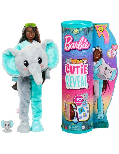 Barbie - Bambola Barbie Cutie Reveal Elefante