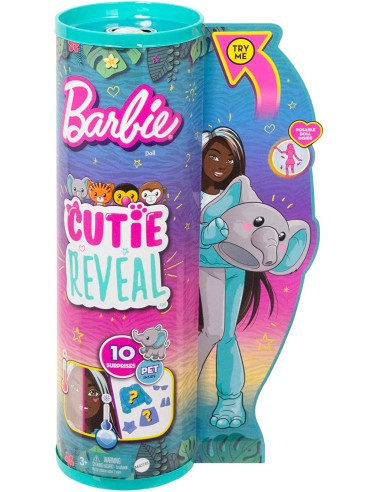 Barbie - Bambola Barbie Cutie Reveal Elefante