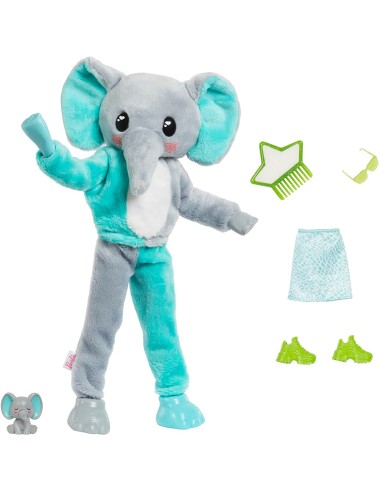 Barbie - Bambola Barbie Cutie Reveal Elefante