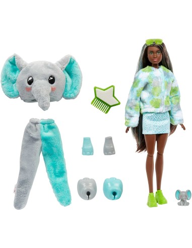 Barbie - Bambola Barbie Cutie Reveal Elefante
