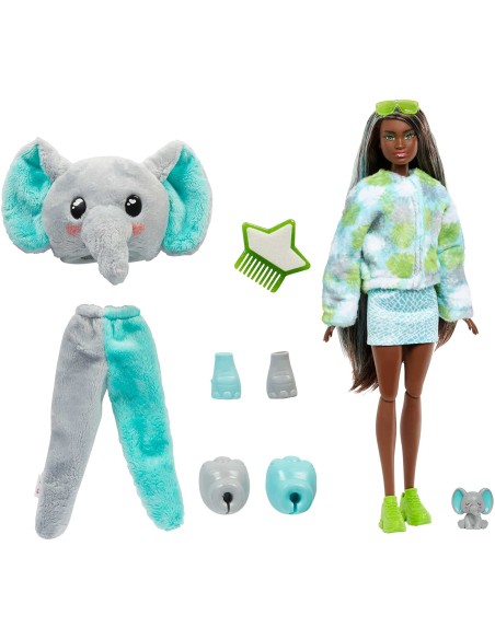 Barbie - Bambola Barbie Cutie Reveal Elefante
