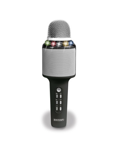 Microfono wireless con effetto luci