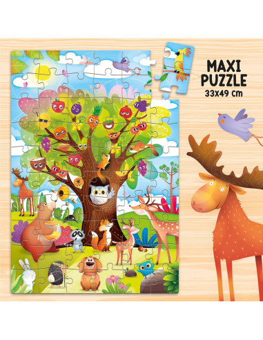 Lisciani - Montessori Baby Wood Tree Balancing