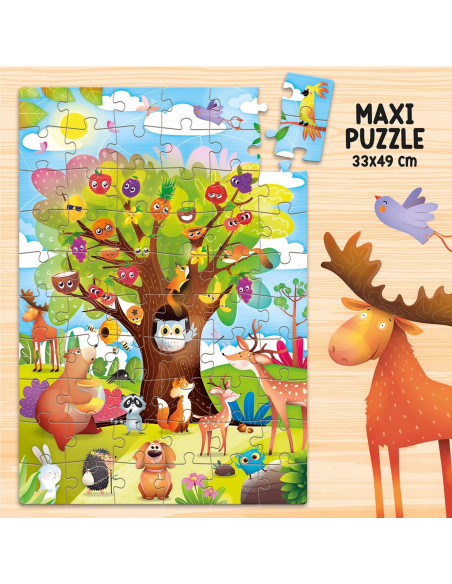 Lisciani - Montessori Baby Wood Tree Balancing