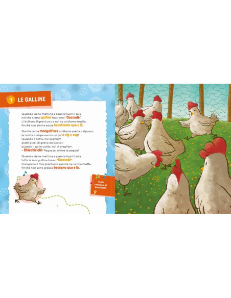 Giunti - e canzoncine degli animali. Leggi e canta con noi.