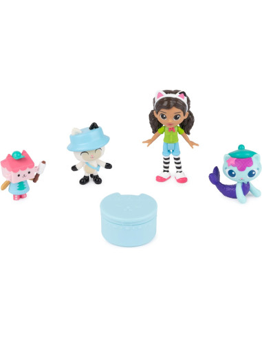 Gabby's DollHouse - Pack 4 personaggi Campeggio