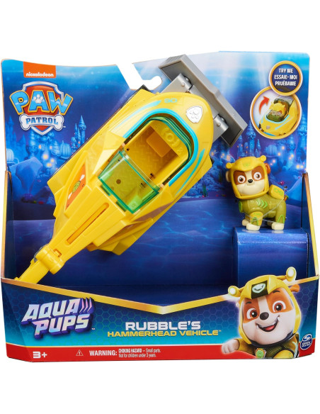 Paw Patrol - Veicolo Trasformabile Aqua Pups di Rubble