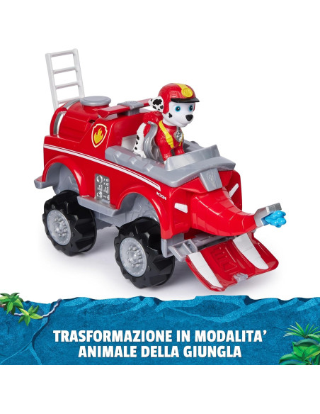 Paw Patrol Veicolo Tematizzato Giungla Marshall