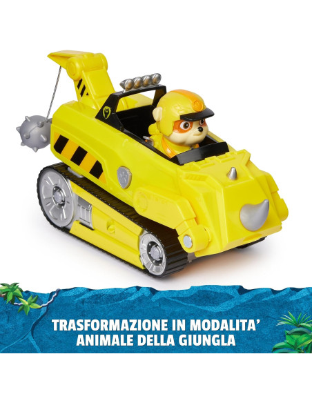 Paw Patrol Veicolo Tematizzato Giungla Rubble