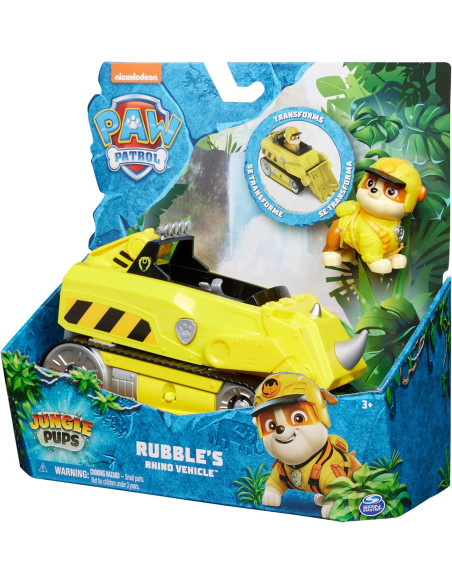 Paw Patrol Veicolo Tematizzato Giungla Rubble