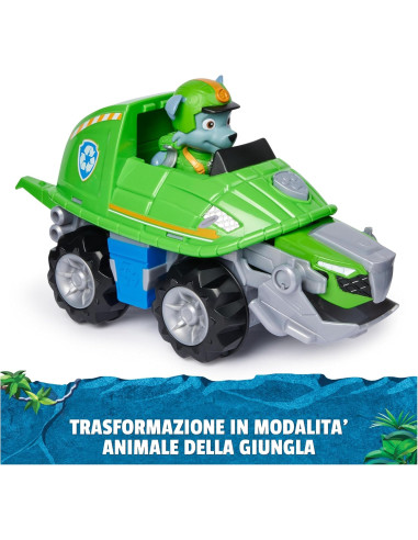 Paw Patrol Veicolo Tematizzato Giungla Rocky