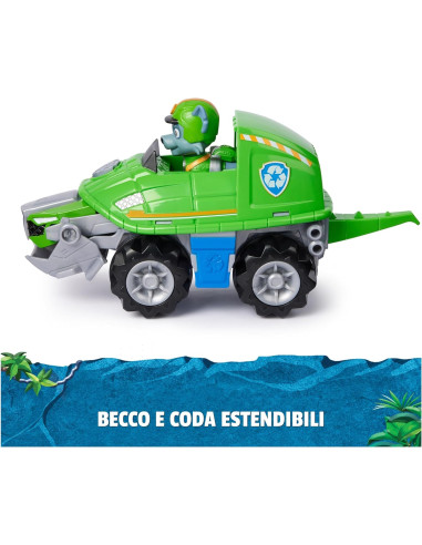 Paw Patrol Veicolo Tematizzato Giungla Rocky