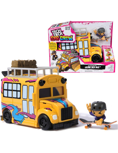 Tech Deck Skate Crew Playset Bus