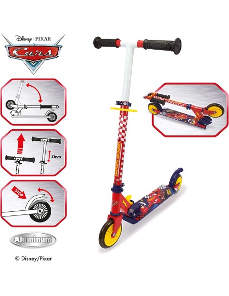 Monopattino 2 Ruote Disney Cars