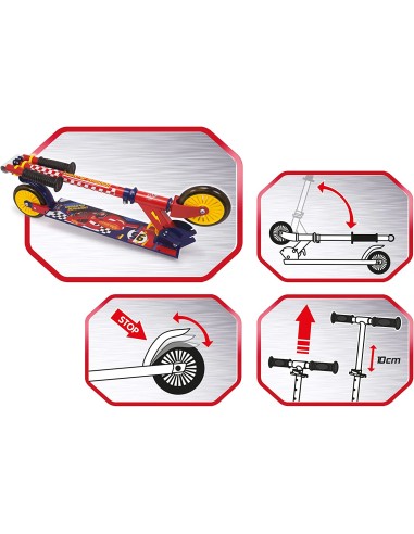 Monopattino 2 Ruote Disney Cars