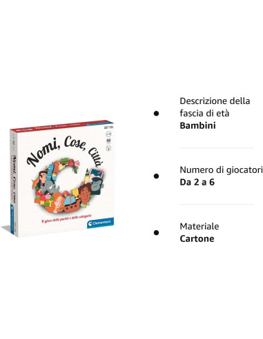 Clementoni- Nomi, Cose, Città