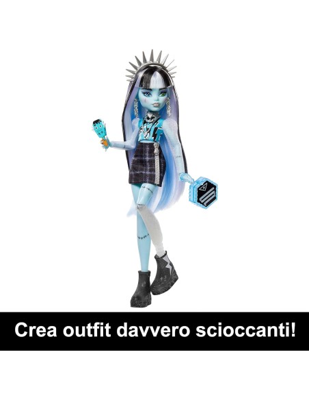 Monster High - Playset Segreti da Brivido Colori Mostruosi Frankie Stein