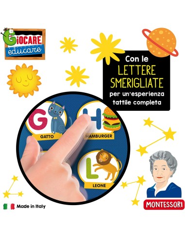 Montessori Alfabetiere Tattile Elettronico