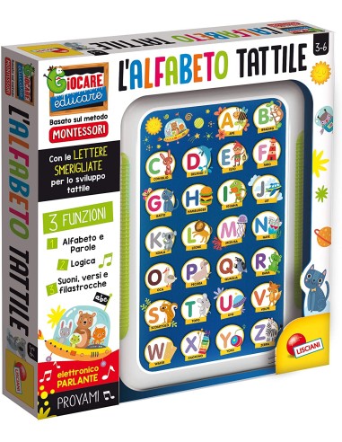 Montessori Alfabetiere Tattile Elettronico