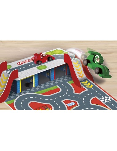 Montessori Wood Cars Garage
