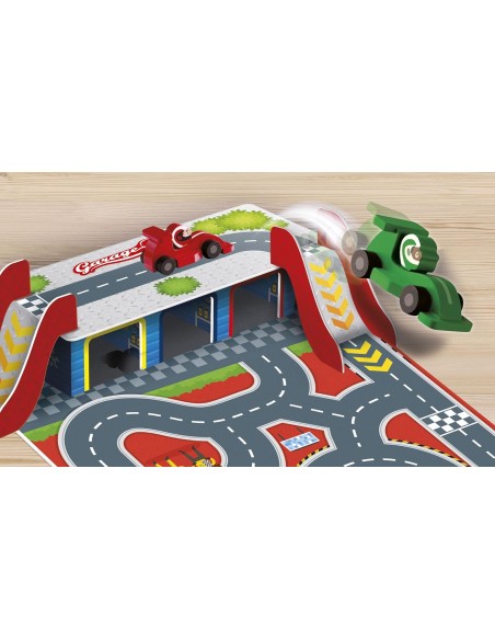 Montessori Wood Cars Garage