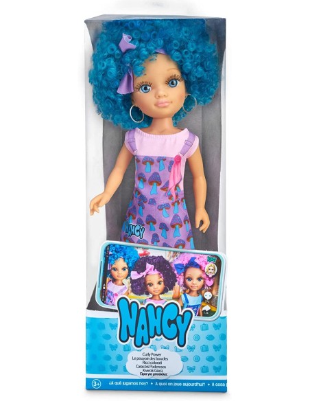 Nancy ricci colorati - azzurri