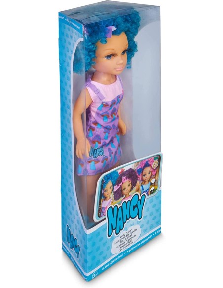 Nancy ricci colorati - azzurri