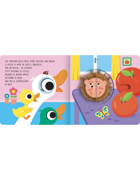 Giunti - Fattoria. Riccio a sorpresa! Muovi e pop-up! Ediz. a colori