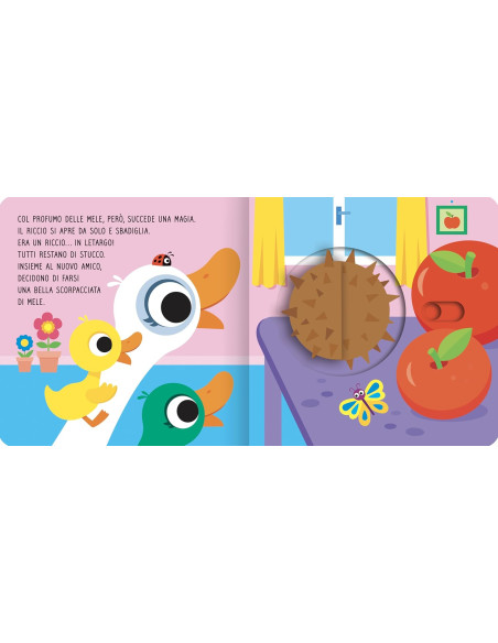 Giunti - Fattoria. Riccio a sorpresa! Muovi e pop-up! Ediz. a colori