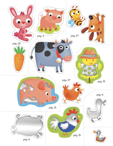 Giunti - Fattoria. Giochi, attività divertenti e tanti sticker scintillanti.