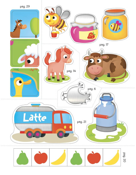 Giunti - Fattoria. Giochi, attività divertenti e tanti sticker scintillanti.