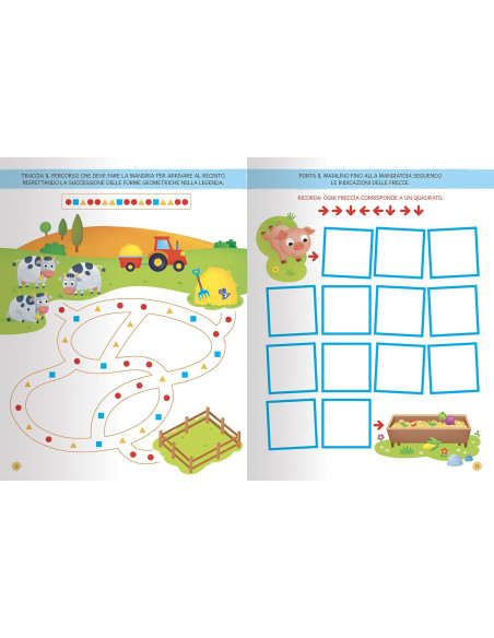 Giunti - Fattoria. Giochi, attività divertenti e tanti sticker scintillanti.