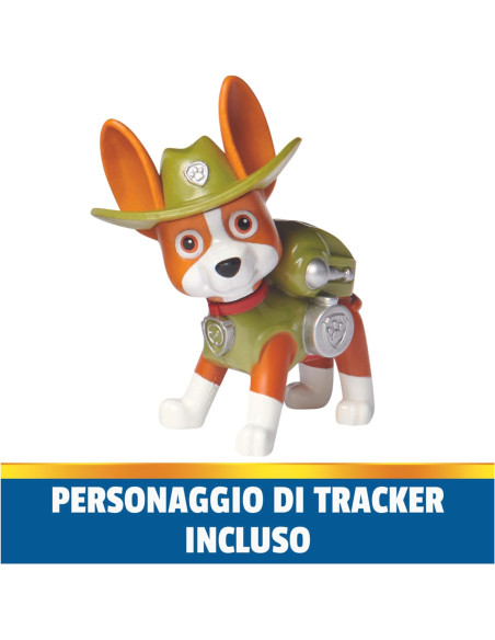 Paw Patrol - Veicolo Jungle Cruiser di Tracker