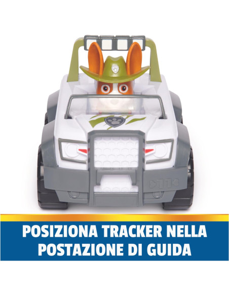 Paw Patrol - Veicolo Jungle Cruiser di Tracker