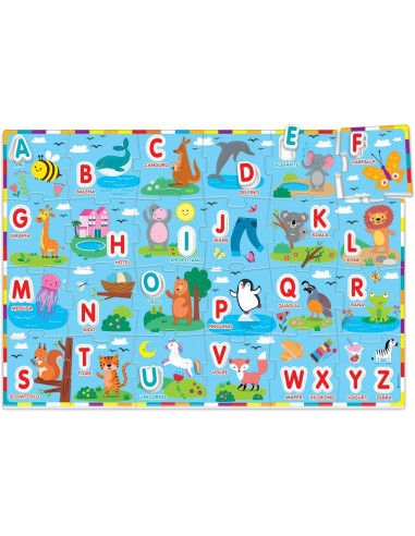 Clementoni - Puzzle Gigante dell'alfabeto