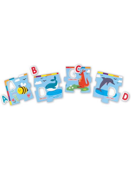 Clementoni - Puzzle Gigante dell'alfabeto