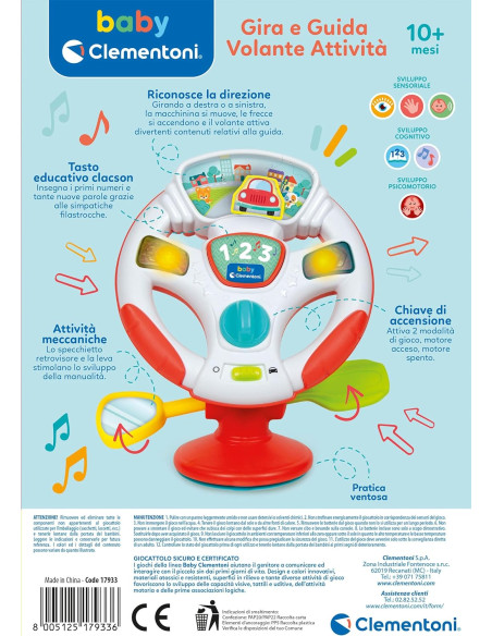 Clementoni - Volante Gira E Guida