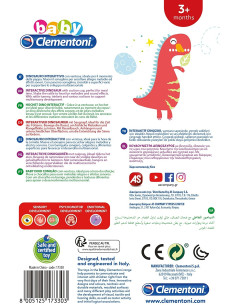 Baby Clementoni - 17330 - Sonaglino Dinosauro Interattivo 2