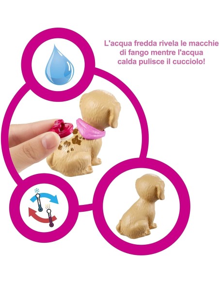 Barbie - Playset Negozio degli Animali con Bambola Bionda