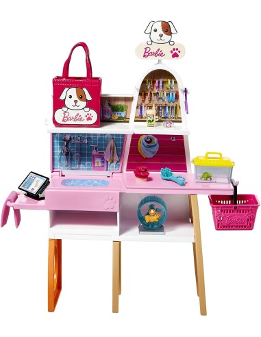 Barbie - Playset Negozio degli Animali con...