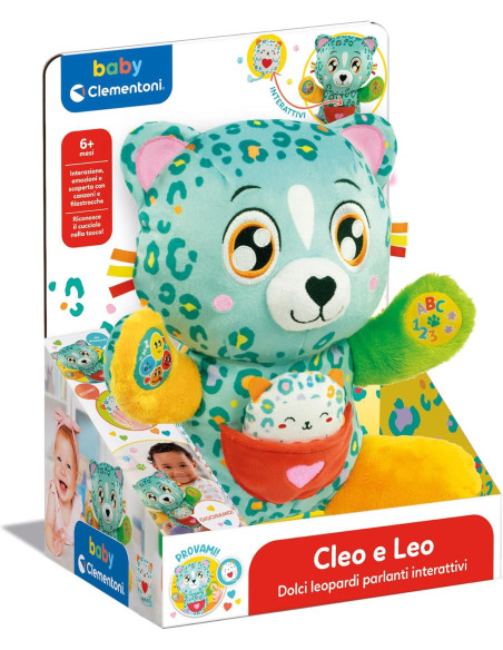 Clementoni Baby Cleo e Leo dolci Leopardi