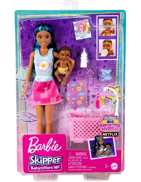 Barbie – Bambola Barbie Skipper Babysitter Nanna 2