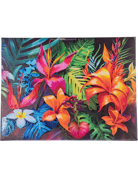 Diamantiny quadro fiori tropicali