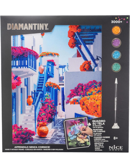 Diamantiny quadro balconi blu