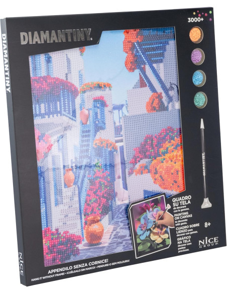 Diamantiny quadro balconi blu