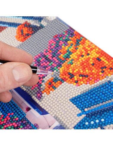 Diamantiny quadro balconi blu