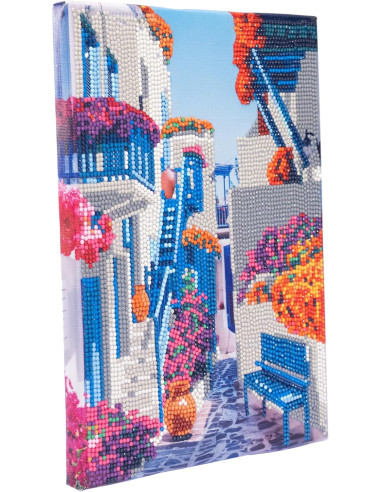 Diamantiny quadro balconi blu