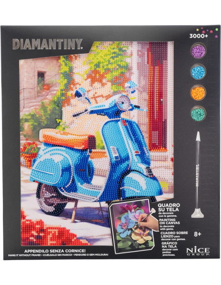 Diamantiny quadro motocicletta vespa retro