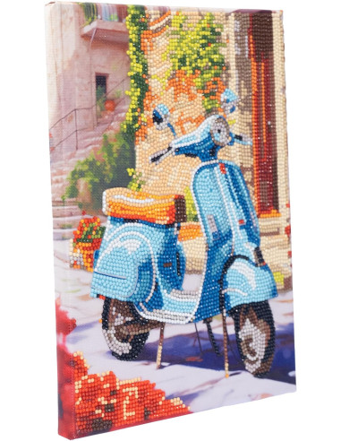 Diamantiny quadro motocicletta vespa retro