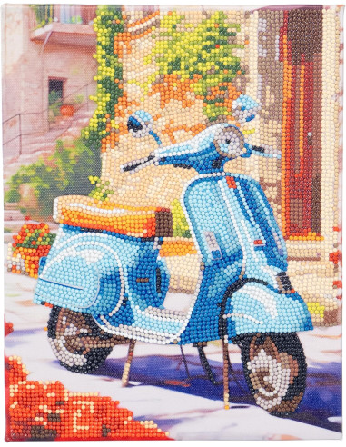 Diamantiny quadro motocicletta vespa retro
